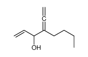 4-ethenylideneoct-1-en-3-ol结构式