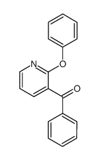 (2-phenoxypyridin-3-yl)(phenyl)methanone结构式