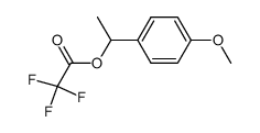 1-(4-methoxyphenyl)ethyl 2,2,2-trifluoroacetate Structure