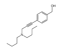 [4-[3-(dibutylamino)prop-1-ynyl]phenyl]methanol结构式