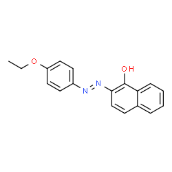 2-[(4-ethoxyphenyl)azo]-1-naphthol structure