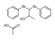 acetic acid,1,1-bis(phenylselanyl)propan-2-ol Structure