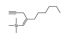 trimethyl(2-prop-2-ynyloct-1-enyl)silane结构式