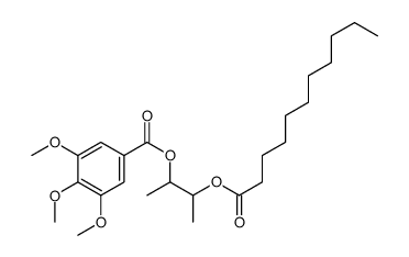 3-undecanoyloxybutan-2-yl 3,4,5-trimethoxybenzoate结构式