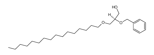 (R)-2-benzyloxy-3-hexadecyloxy-propan-1-ol Structure