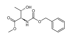 benzyloxycarbonyl threonine methyl ester Structure