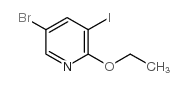 5-BROMO-2-ETHOXY-3-IODO-PYRIDINE Structure