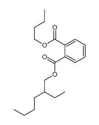 butyl 2-ethylhexyl phthalate Structure