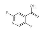 2,5-Difluoropyridine-4-carboxylic acid Structure