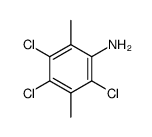 2,4,5-trichloro-3,6-dimethyl-aniline Structure
