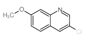 3-氯-7-甲氧基喹啉结构式