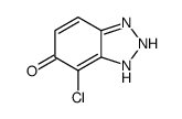 1,2,3-Benzotriazol-5-ol,4-chloro- (3CI)结构式