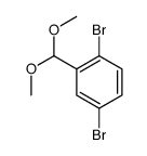 1,4-Dibromo-2-(dimethoxymethyl)benzene结构式