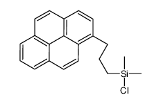chloro-dimethyl-(3-pyren-1-ylpropyl)silane结构式
