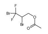 (2,3-dibromo-3,3-difluoropropyl) acetate Structure