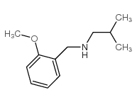N-[(2-methoxyphenyl)methyl]-2-methylpropan-1-amine结构式