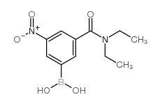 (3-(Diethylcarbamoyl)-5-nitrophenyl)boronic acid structure