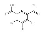 3,4,5-Tribromopyridine-2,6-dicarboxylic acid结构式