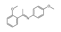 1-(2-methoxyphenyl)-N-(4-methoxyphenyl)ethanimine Structure