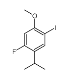 1-fluoro-4-iodo-5-methoxy-2-propan-2-ylbenzene Structure