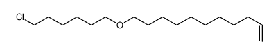 11-(6-chlorohexoxy)undec-1-ene结构式