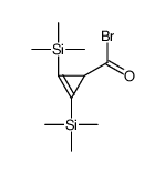 2,3-bis(trimethylsilyl)cycloprop-2-ene-1-carbonyl bromide Structure