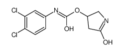 (5-oxopyrrolidin-3-yl) N-(3,4-dichlorophenyl)carbamate Structure