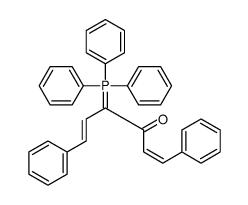 1,6-diphenyl-4-(triphenyl-λ5-phosphanylidene)hexa-1,5-dien-3-one Structure