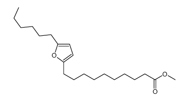 methyl 10-(5-hexylfuran-2-yl)decanoate结构式