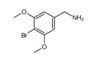 Benzenemethanamine, 4-bromo-3,5-dimethoxy结构式