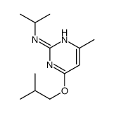 4-methyl-6-(2-methylpropoxy)-N-propan-2-ylpyrimidin-2-amine结构式