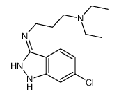 N-(6-chloro-1H-indazol-3-yl)-N',N'-diethylpropane-1,3-diamine Structure