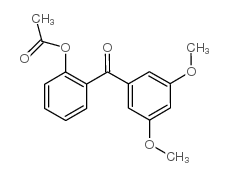 2-ACETOXY-3',5'-METHOXYBENZOPHENONE Structure
