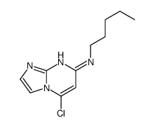 5-chloro-N-pentylimidazo[1,2-a]pyrimidin-7-amine结构式