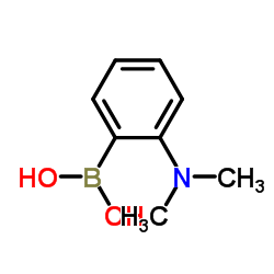 2-(二甲氨基)苯硼酸结构式