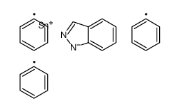 indazol-1-yl(triphenyl)stannane Structure