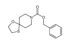 benzyl 1-oxa-4-thia-8-azaspiro[4.5]decane-8-carboxylate结构式