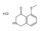 5-methylsulfanyl-2,3-dihydro-1H-isoquinolin-4-one,hydrochloride Structure