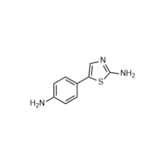 5-(4-Aminophenyl)thiazol-2-amine Structure