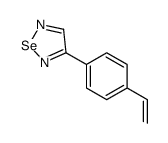 3-(4-ethenylphenyl)-1,2,5-selenadiazole Structure