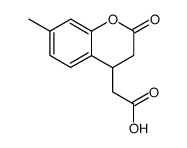 (7-methyl-2-oxo-chroman-4-yl)-acetic acid结构式