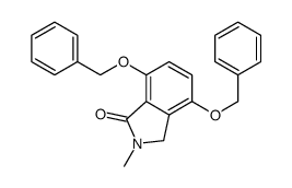 2-methyl-4,7-bis(phenylmethoxy)-3H-isoindol-1-one结构式