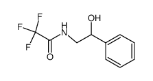 N-(2-hydroxy-2-phenylethyl)-2,2,2-trifluoroacetamide结构式