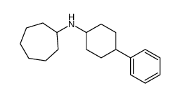 N-(4-phenylcyclohexyl)cycloheptanamine Structure