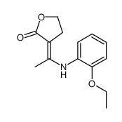 3-[1-(2-ethoxyanilino)ethylidene]oxolan-2-one Structure