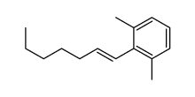 2-hept-1-enyl-1,3-dimethylbenzene Structure