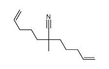 2-methyl-2-pent-4-enylhept-6-enenitrile结构式