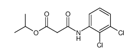 isopropyl N-(2,3-dichlorophenyl)malonamate结构式