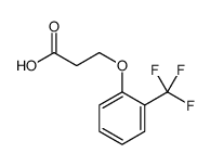 3-[2-(trifluoromethyl)phenoxy]propanoic acid Structure