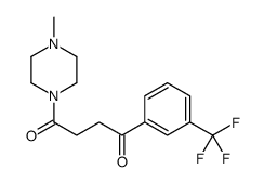 1-(4-methylpiperazin-1-yl)-4-[3-(trifluoromethyl)phenyl]butane-1,4-dione Structure